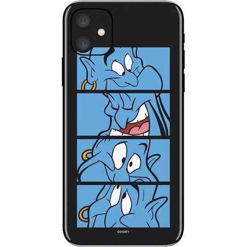 Disney Aladdin Genie Faces Grid iPhone 11 Skin